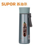 苏泊尔(SUPOR)随行真空保温杯KC43AD4便携出游男女户外水杯茶杯办公杯学生杯商务杯子304不锈钢家用/旅行/通用 薄荷蓝430ml