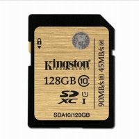 金士顿128G UHS-I Class10(读90写45)SDXC存储卡(土豪金)