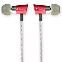阿思翠（Astrotec）AM90mic HIFI手机动铁耳机入耳式耳麦 红色