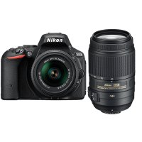 尼康单反相机D5500 （尼康18-55mm+55-300mm）双镜头套机