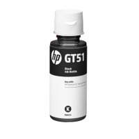 惠普（HP） GT52、GT51原装墨水瓶 （适用于HP GT5810 GT5820） 黑色