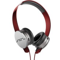 索尔共和国（sol republic）Tracks HD Red 美国潮品 品质音效可换头梁头戴式耳机 通话耳机 红色