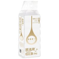 顺清柔 卫生纸 纯净系列 白金版4层150克无芯卷纸*12卷