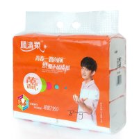 顺清柔抽取式面巾纸3层120抽*6包