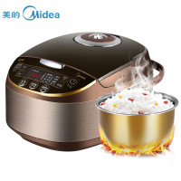 美的(Midea)WFS5017TM 电饭煲5L 家用多功能智能电饭锅 24H预约定时聚能釜电饭煲 涡轮阀 蜂窝内胆