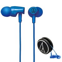 铁三角(Audio-technica)ATH-CLR100 蓝色 入耳式耳机