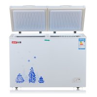 白雪 (Baixue) BDX-223DS 223升 卧式冷柜 家用冰柜 商用冷柜 双温柜 冷冻储藏箱