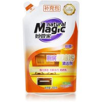 妙管家 (MAGIC AMAH)厨房重油污清洁剂补充包 柠檬清香 500g