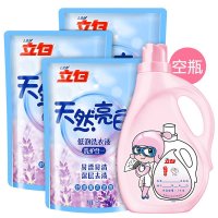 立白天然亮白低泡洗衣液（1kg×3袋+1kg空瓶）（电商供）