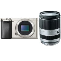 索尼（SONY）ILCE A6000银色（腾龙18-200mm）数码微单相机 单镜头套装 约2430万像素