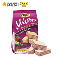 意大利原装 进口 CRICH 可意奇 野莓果味奶油 威化饼干 250g 休闲零食早餐饼干