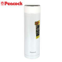 日本孔雀(Peacock)不锈钢真空保温杯LBA-45(WS) 情侣茶杯不锈钢水杯便携商务水杯办公 450ml 白色 白色