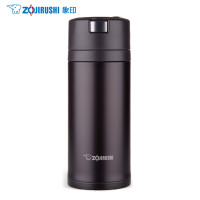 象印(ZO JIRUSHI)保温杯SM-XB36 日本象印真空保冷保温杯360ml高档进口不锈钢男女款车载单手杯深可可色 黑色