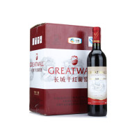 长城（GreatWall ) 红酒 华夏葡园解百纳干红葡萄酒 750ml*6整箱装