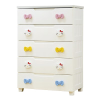 爱丽思IRIS Hellokitty收纳柜KMG-725 白色