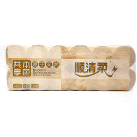 顺清柔共享本色有芯卷纸1800g