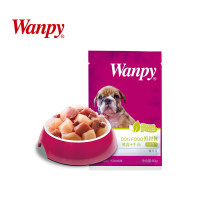 顽皮wanpy鲜封包泰迪金毛狗拌饭湿粮 宠物食品 宠物主食 幼犬用鸡肉+牛肉鲜封包 80g