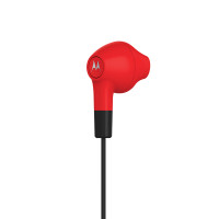 摩托罗拉（Motorola）earbuds 入耳式运动手机耳机 红色