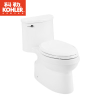 科勒马桶家用连体坐便器 五级旋风 缓降盖抽水马桶5171 5171/4983需自己购买安装配件 305MM坑距