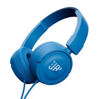 新品 JBL T450头戴音乐耳机安卓苹果通用线控耳机 蓝色