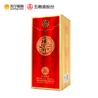 【苏宁易购超市】宜宾五粮液股份 纳福 迎祥 52度浓香型白酒500ml