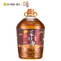 鲤鱼牌四川压榨纯香风味低芥酸菜籽油(非转压榨)5L