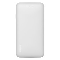 倍思 星曜系列 移动电源 5000MAH (L+M配长50CM黑色铝壳款苹果数据线）银色