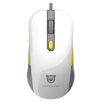 咪鼠(MiMouse)智能语音鼠标 语音打字家用办公智能创意鼠标 黄色