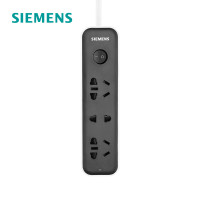 西门子(SIEMENS)电源插座 风逸X1系列3位1.8米排插5EX84161NC01 西门子排插 3位插座