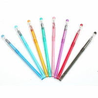 晨光(M&G)5702全针管中性笔12支0.5mm 钻石头笔芯 陶瓷球珠中性笔 签字笔 水笔 红色