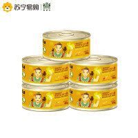 【苏宁超市】耐威克 进口泰国狗罐头 混合口味 80g*5