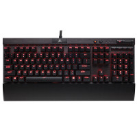 美商海盗船（USCorsair） K70 LUX黑色 红轴 Gaming系列机械游戏键盘 红色背光