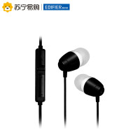 Edifier/漫步者 K210 入耳式立体声耳麦 黑色