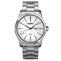精工(SEIKO)手表 商务休闲太阳能防水石英男表 SNE297J1 SNE297J1