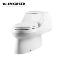 【苏宁自营】正品科勒马桶坐便器 圣拉菲尔五级旋风连体节水静音座便器K-5483T 坑距300mm