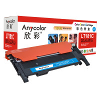 欣彩(Anycolor)LT181C粉盒(专业版)AR-LT181C蓝色墨粉盒 适用联想Lenovo CS1811 蓝色