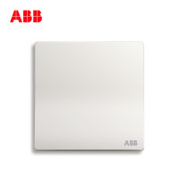 ABB开关插座 轩致无框一位中标带开关三孔插座16AAF228 雅典白 插座