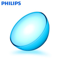 飞利浦(PHILIPS)LED无线智能灯魔灯1600万色调光变色感应10W单灯便携可充电小夜灯卧室唤醒 Hue Go APP控制智能魔灯