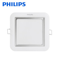 飞利浦(PHILIPS)HUE led筒灯9W客厅简约现代铝制手机APP无线遥控调光变色远程智控 HUE睿轩 【无线调亮调色】【方形】