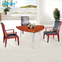 HiBoss 办公家具洽谈桌小型会议桌接待桌 洽谈桌W600*D600*H750