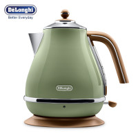 德龙(DeLonghi) 电热水壶 KBOV2001.GR 食品级304不锈钢 1.7升 大容量 自动断电