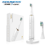 索纳斯(SOUNESS)电动牙刷SN801(白) 35000次/分智能声波震动牙刷 感应式充电成人声波电动牙刷 6档变频