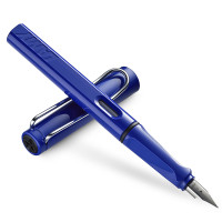 凌美(LAMY) Safari狩猎者系列钢笔墨水笔蓝色F尖 蓝色