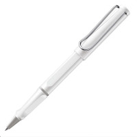 凌美(LAMY)狩猎者白色宝珠笔签字笔黑色笔芯 白色