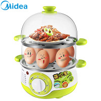 美的(Midea)MZ-SYH18-21 电蒸锅 煮蛋器 定时烹饪 不锈钢内胆