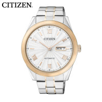 西铁城(CITIZEN)手表 自动机械中英双历不锈钢带休闲男表 NH7510-50EB NH7514-59AB