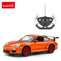 星辉（Rastar）保时捷911遥控汽车1:14 男孩儿童玩具汽车模型42800橙色