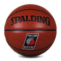 斯伯丁SPALDING篮球通用篮球7号篮球PU材质NBA球星签名系列蓝球 76-110Y 利拉德签名球