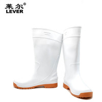 莱尔 白色 牛筋底 中筒雨鞋 43 码 SF-11-03（双）