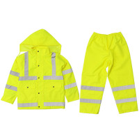 布轮希洪 牛津布 荧光黄 雨衣套装（L-XXL）AQL88203（套）